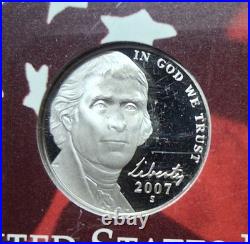 2007-S SILVER Proof Set w OGP & COA. 14 Total Coins. 1st 4 Presidential Coins