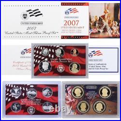 2007 S US Mint Silver Proof Set OGP