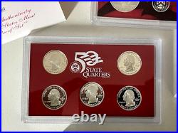 2007-S United States Mint Silver Proof COMPLETE 14 Coin Set with OGP & COA