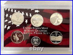 2007-S United States Mint Silver Proof COMPLETE 14 Coin Set with OGP & COA