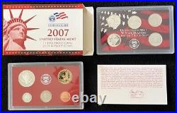 2007 US Mint Silver Proof Set (14 Coins) & 2006 US Mint Silver Proof Set with COAs