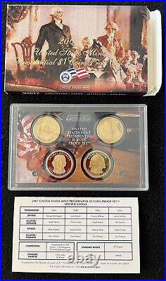 2007 US Mint Silver Proof Set (14 Coins) & 2006 US Mint Silver Proof Set with COAs