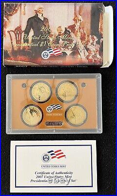 2007 US Mint Silver Proof Set (14 Coins) & 2006 US Mint Silver Proof Set with COAs