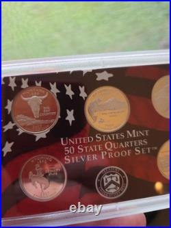 2007 US Mint Silver Proof Set 14 Coins Original Packaging COA 1.338 oz Silver