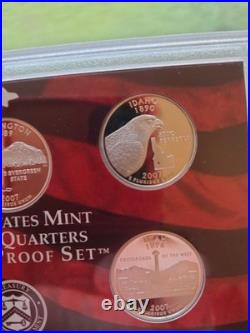 2007 US Mint Silver Proof Set 14 Coins Original Packaging COA 1.338 oz Silver