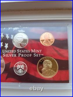 2007 US Mint Silver Proof Set 14 Coins Original Packaging COA 1.338 oz Silver