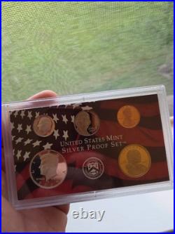 2007 US Mint Silver Proof Set 14 Coins Original Packaging COA 1.338 oz Silver