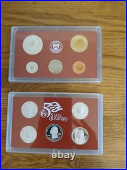 2007 US Mint & Silver Proof Set 14 Coins with COA & OGP 90% Silver