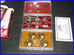 2007 United States Mint Silver Proof 14 Coin Set All in Perfect Condition