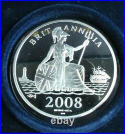 2008 Queen Elizabeth 1st SILVER DIAMOND AND RUBY PAVESET 5oz Medallion Boxed