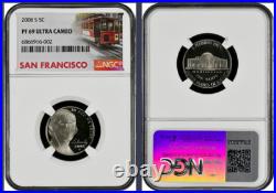 2008-S 14-coin Silver Proof Set NGC Graded PF68 Ultra Cameo Cable Car label 2008-S 14-coin Silver Proof Set NGC Graded PF68 Ultra Cameo Cable Car label