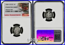 2008-S 14-coin Silver Proof Set NGC Graded PF68 Ultra Cameo Cable Car label 2008-S 14-coin Silver Proof Set NGC Graded PF68 Ultra Cameo Cable Car label