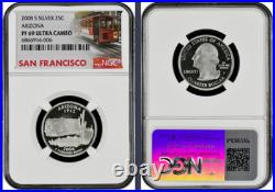 2008-S 14-coin Silver Proof Set NGC Graded PF68 Ultra Cameo Cable Car label 2008-S 14-coin Silver Proof Set NGC Graded PF68 Ultra Cameo Cable Car label