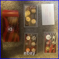 2008-S US Mint Silver Proof Set Complete 14 Coin Set with Box & COA OGP