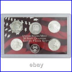 2008 Silver Proof Set U. S. Mint Original Government Packaging OGP COA