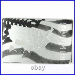 2008 US State Quarters Silver Proof Set OGP Complete