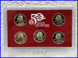 2008 United States Mint 50 State Quarters Silver Proof Set With OGP & COA