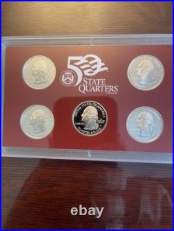 2008 United States Mint Silver Proof Set, COA, Box, 14 Coins