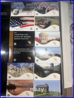 2009-2020 Quarter Proof Sets. Plus 2009 Dollar Proof Set