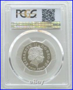 2009 Royal Mint Kew Gardens 50p Fifty Pence Silver Proof Coin PCGS PR69 DCAM