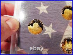 2009 SILVER United States Mint Cameo Proof Set with Box & COA Nice Toning AK15