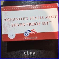 2009 United States Mint Silver Proof Set Complete 18-Coin OGP with COA