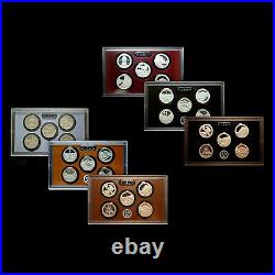 2010 2011 2012 America the Beautiful National Parks Silver & Clad Proof Sets