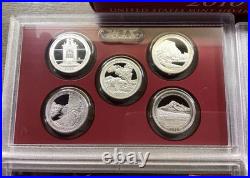 2010-S Silver Proof Set US MINT. 14 Coins Complete with OGP & COA