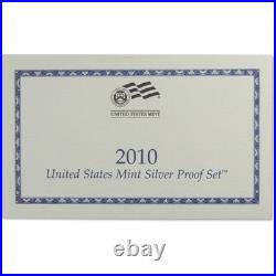 2010 Silver Proof Set U. S. Mint Original Government Packaging OGP COA