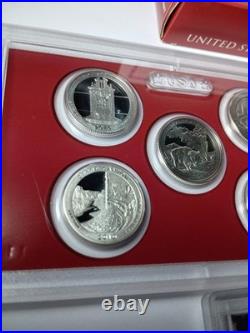 2010 UNITED STATES MINT SILVER PROOF SET? 14 Coins. OGP & COA Included