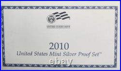 2010 US Mint Silver Proof Set, USA Mint Certifies that these are Genuine Coins