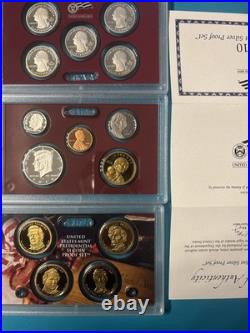 2010 United States Mint Brilliant Uncirculated Clad and Silver Proof Sets