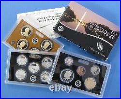 2010 thru 2019 Run of 10 Government Issued Silver Proof Sets with ATB Quarters