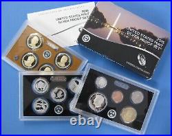 2010 thru 2019 Run of 10 Government Issued Silver Proof Sets with ATB Quarters