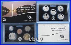 2010 thru 2019 Run of 10 Government Issued Silver Proof Sets with ATB Quarters