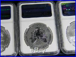 2011 25th Anniversary Silver Eagle Set NGC 69 / 70 Early Releases