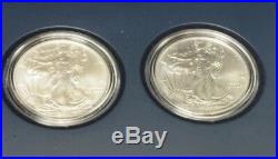 2011 American Silver Eagle 25th Anniversary 5-Coin Set Low Mintage Reverse Proof