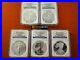 2011-P-Reverse-Proof-Silver-Eagle-Ngc-Pf69-Ms69-Er-5-Coin-25th-Anniversary-Set-01-xzw