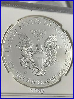 2011 Silver Eagle 25th Anniversary 5 coin Set NGC PF70 MS70 Early Release