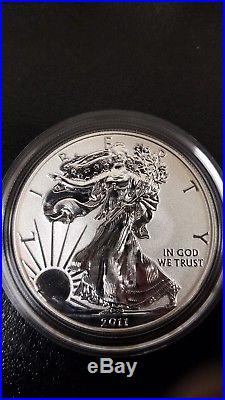 2011 Silver Eagle 25th Anniversary Five Coin Set in Original Box