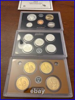 2011 United States Mint Silver Proof Set withCOA 14 Coins
