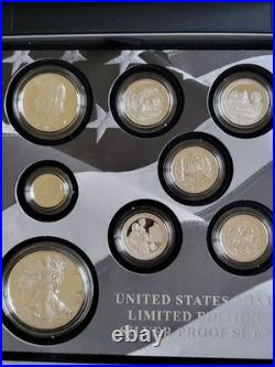 2012 & 2017 US Mint Limited Edition Silver Proof Sets coins with Box COA Sleeve