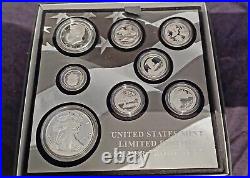 2012-21 Limited Edition Silver Proof set's U. S Mint Collection 8 Sets With COA's