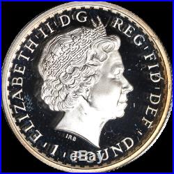 2012 Britannia 25th Anniversary Silver Portrait Collection 9 Coin Set. 958 OGP
