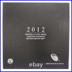2012 Limited Edition Silver Proof 8 pc Set U. S Mint OGP COA SKUCPC495