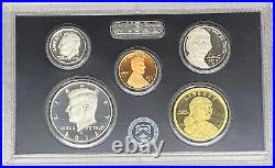 2012 Partial Silver Proof Set 5 Coins U. S. Mint Original Plastic No Box No COA