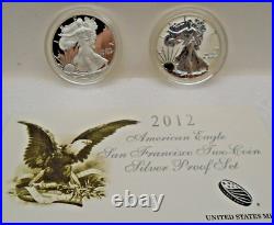 2012 S American Eagle San Francisco Two Coin American Proof Set