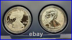 2012 S American Eagle Silver 75th Anniversary 2 Coin Proof Set FREE SHIP