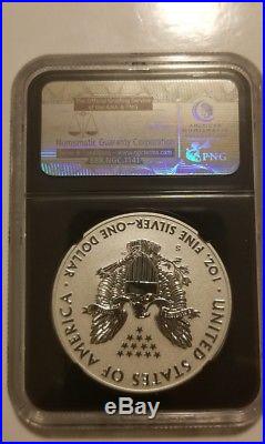 2012 S Reverse Proof Silver Eagle Ngc Pf70 Black Retro From San Francisco Set