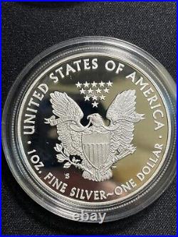 2012 S San Francisco Two Coin Set American Silver Eagles Proof and Reverse Proof